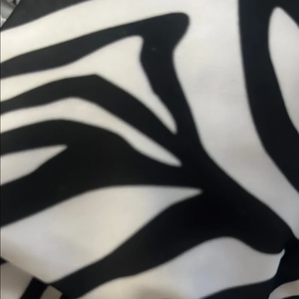 SHEIN Zebra Print Bikini - Black and White - Picture 2 of 2
